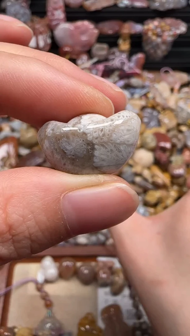 【闪购商品】硅化珊瑚（珊瑚玉）颈饰未镶嵌174