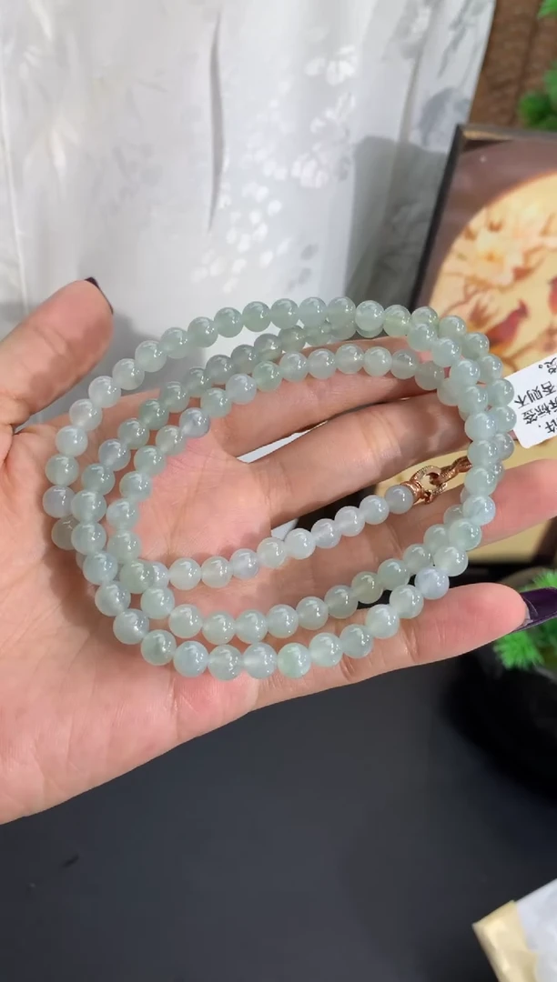 未镶嵌手串翡翠卡5.9mm