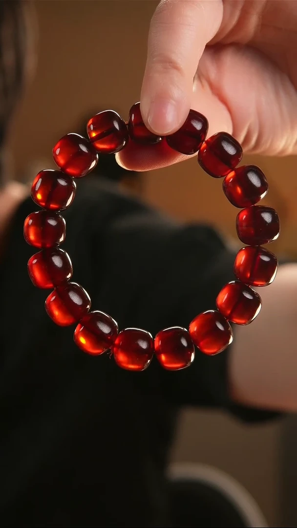 手链琥珀未镶嵌老型精品琥珀14MM