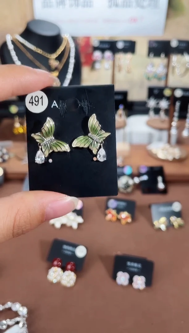 合金925银锆石豆491