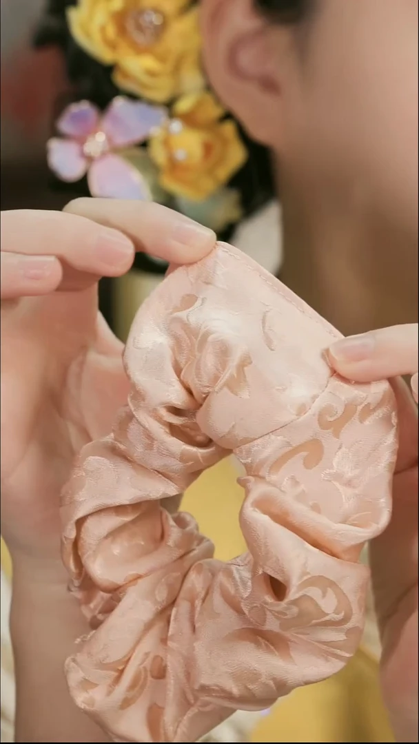 刺绣湘传礼提花发圈