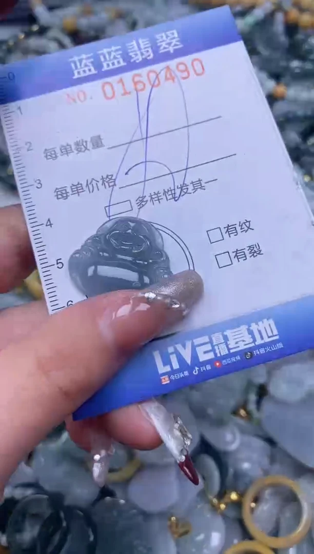 【闪购商品】翡翠颈饰未镶嵌闪购0160490多样性发其一