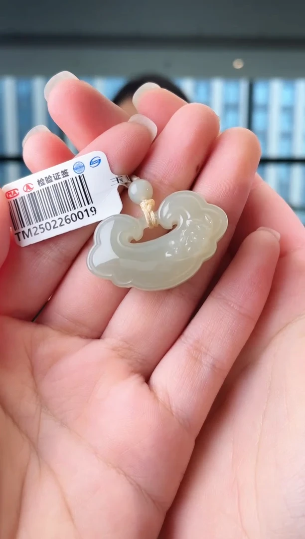 和田玉未镶嵌颈饰锁 xp