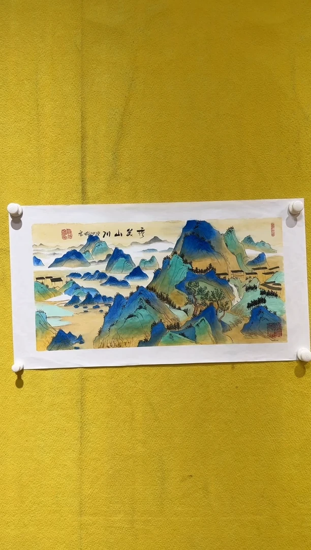 国画梁兆金/精品国画/2平尺