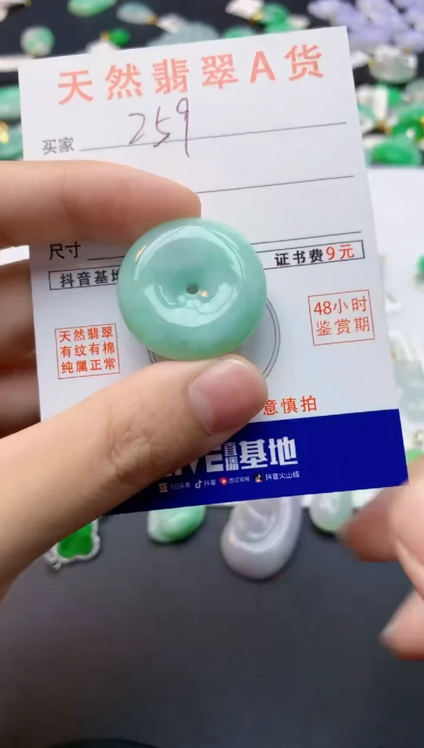 翡翠未镶嵌颈饰天然缅甸A货翡翠