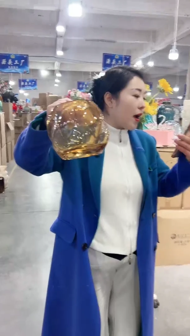 【闪购商品】玻璃花伴你花瓶微瑕-4QU1W