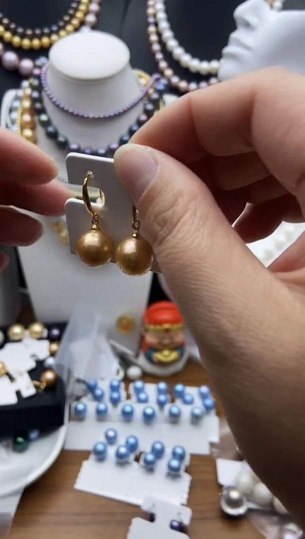 银S925镶嵌原创设计淡水珍珠1