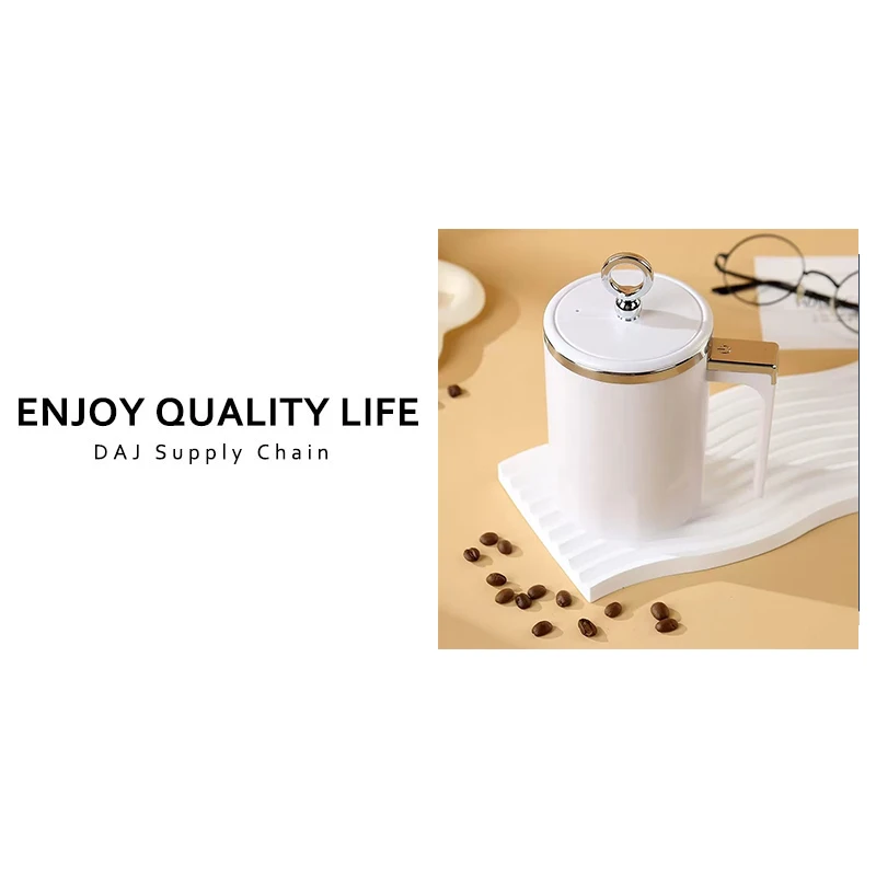 搅拌杯磁力自动搅拌咖啡杯蛋白粉电动不锈钢杯懒人水杯礼品350ml