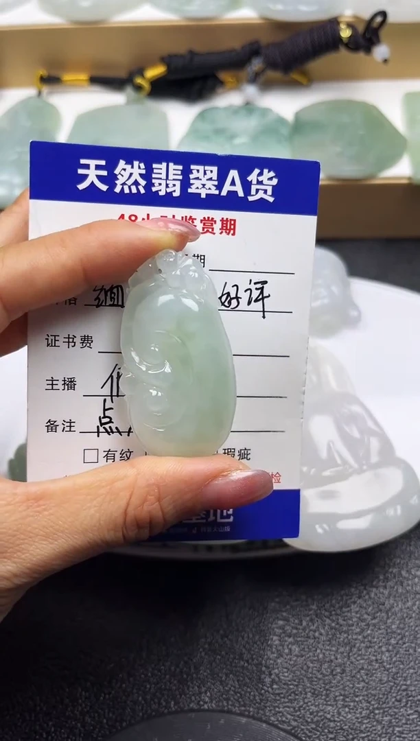 颈饰未镶嵌翡翠