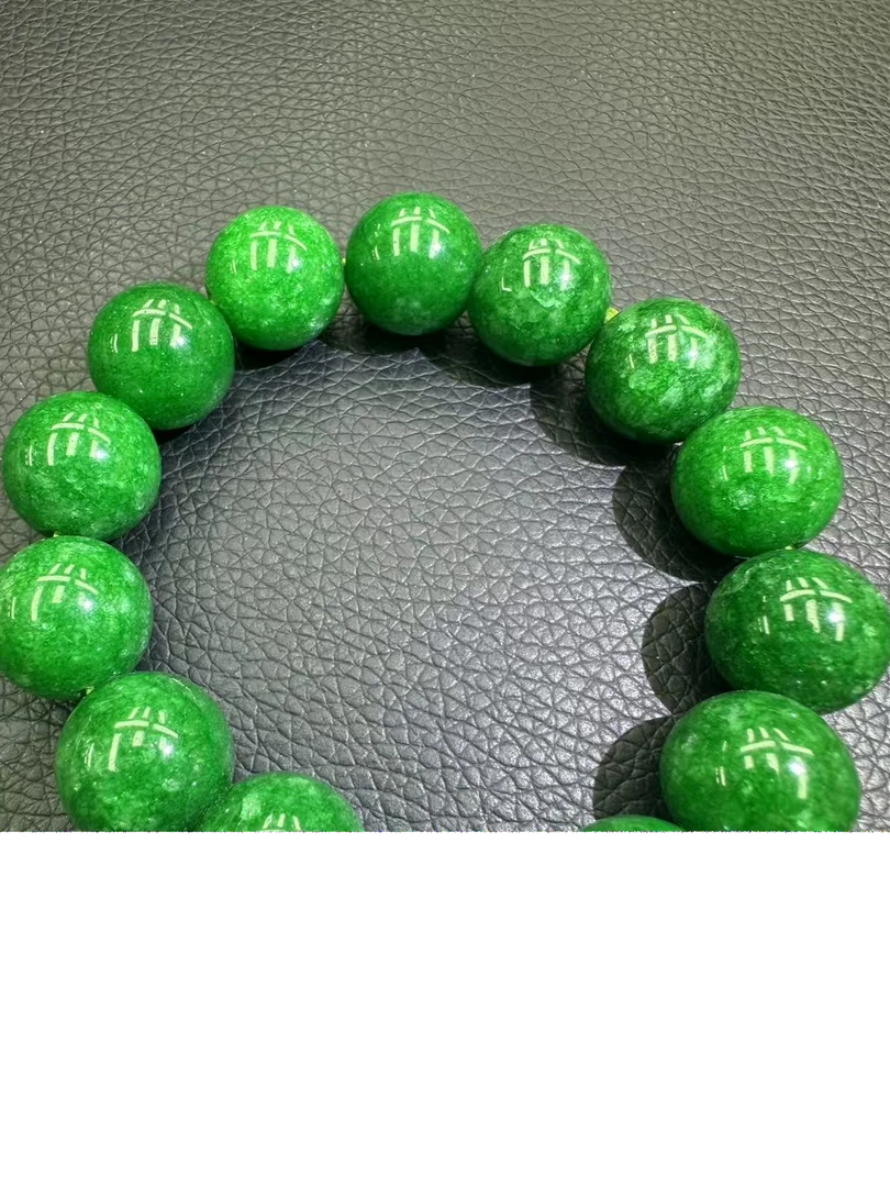 翡翠A226   L绿色手串 男女同款 时尚百搭