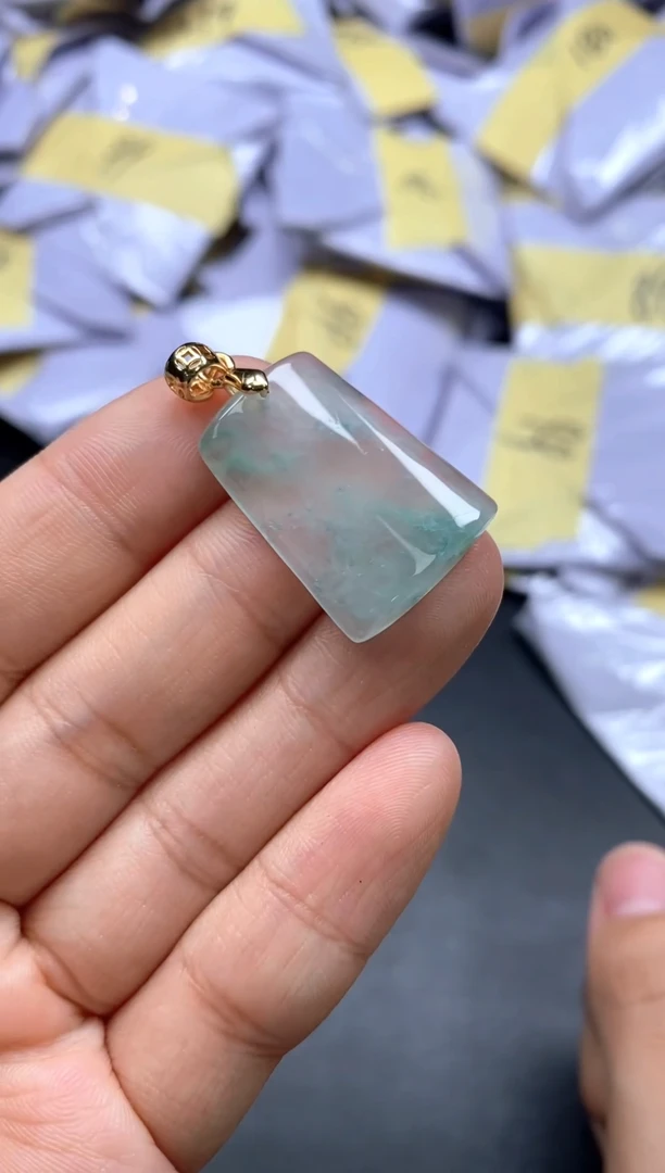 翡翠未镶嵌颈饰冰件甄选馆XM-86+扣头