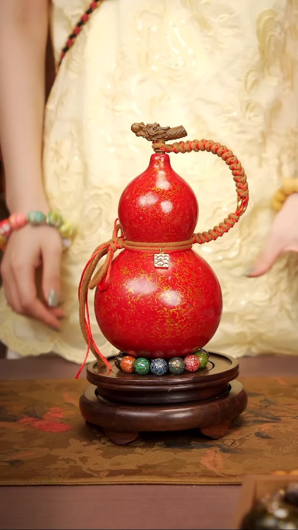 186易林高端工艺大漆酒葫芦--288