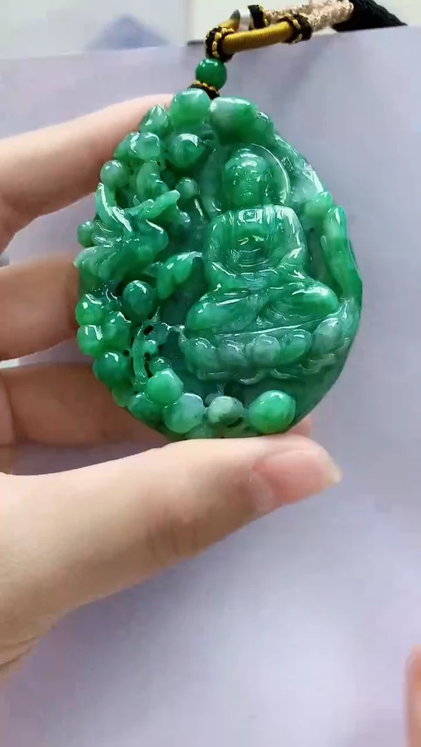 未镶嵌定制翡翠5145lr-毛货挂件25