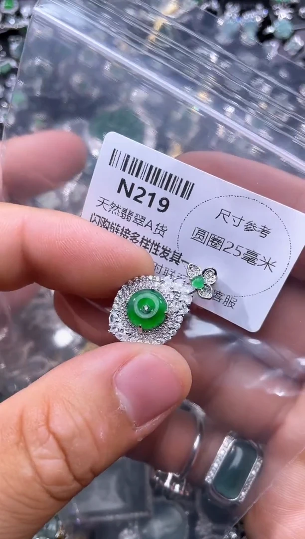 【闪购商品】翡翠颈饰未镶嵌N219吊坠