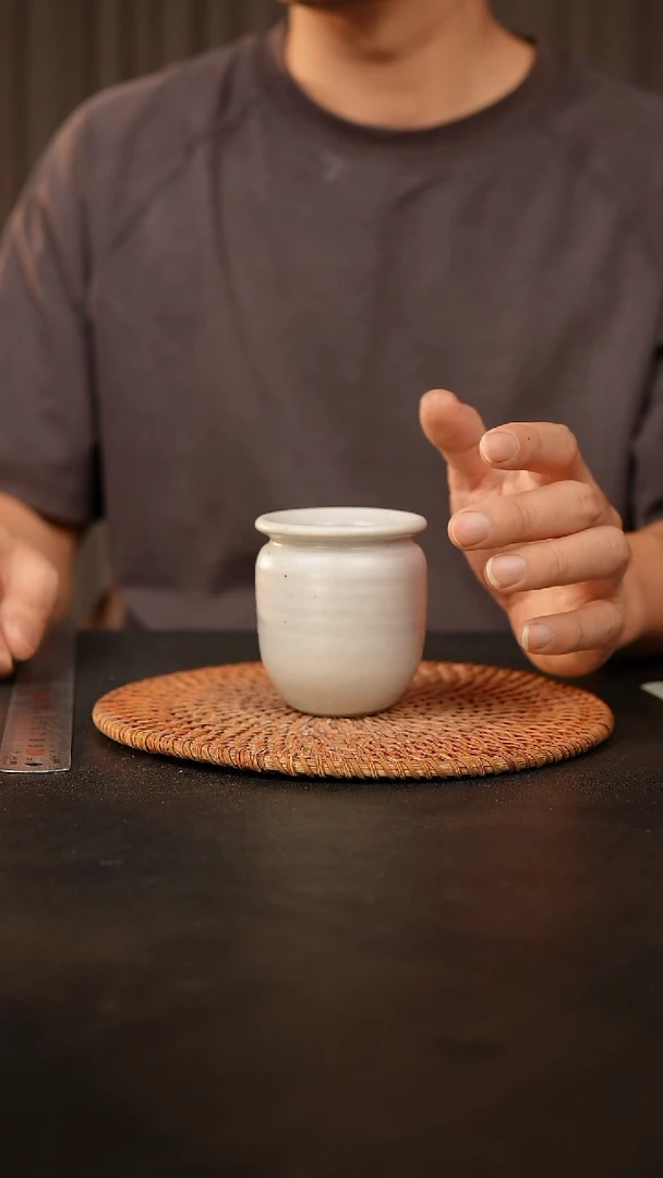 瓷片 内口约4.5  高约7