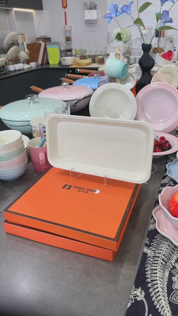 【闪购商品】瓷奶油白（11英寸）28cm炻彩鱼盘
