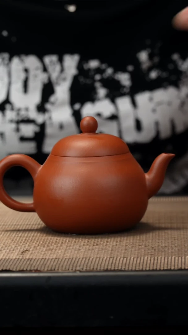 茶壶紫砂朱泥高梨点汤150c