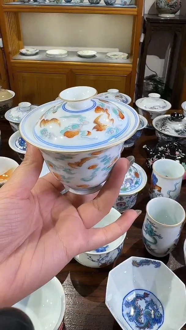 景德镇手工手绘陶瓷杯