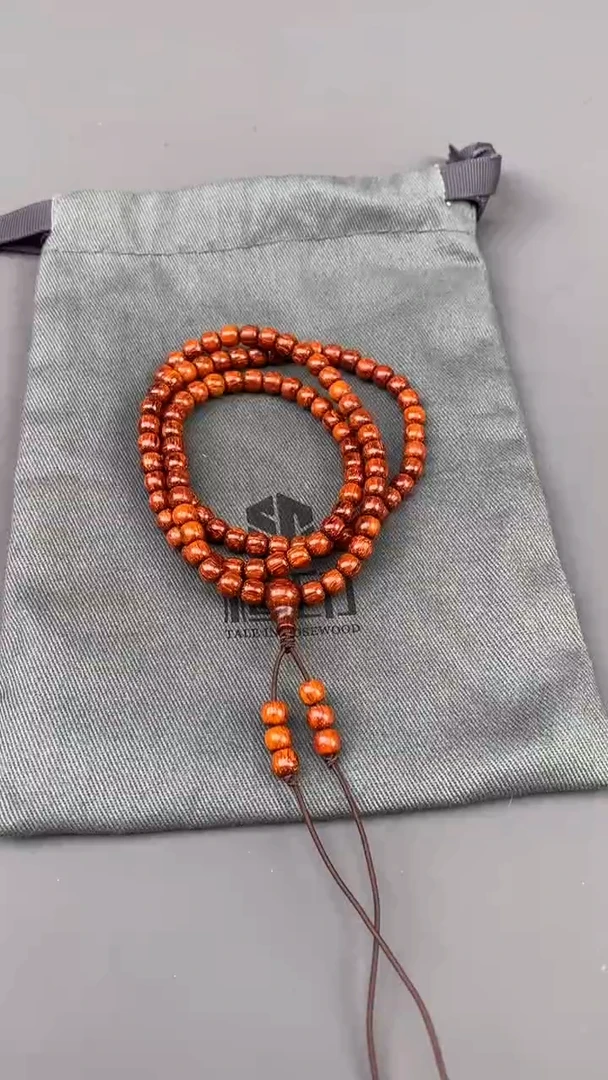 【闪购商品】檀香紫檀（小叶紫檀）手串/手链印度小叶紫檀 5x5x108