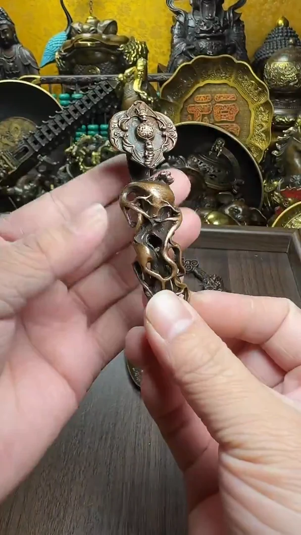 铜器摆件收收藏藏