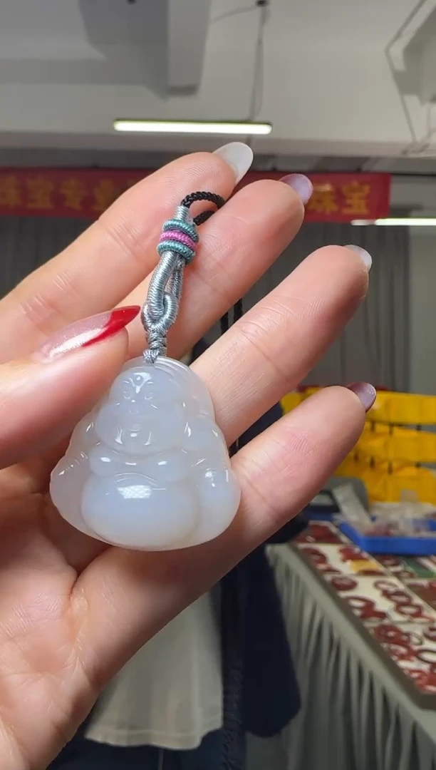【闪购商品】和田玉吊坠(不含链)未镶嵌和田玉佛公约29*30mm吊坠