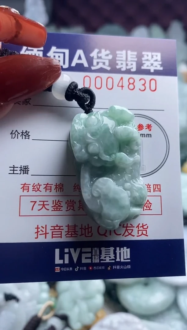 【闪购商品】翡翠吊坠(不含链)未镶嵌1