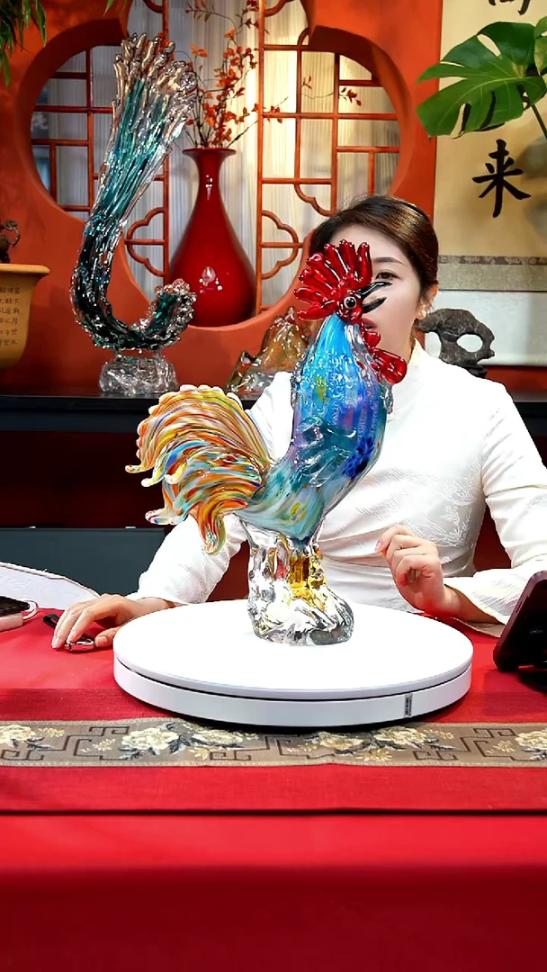 手工艺品琉璃公鸡