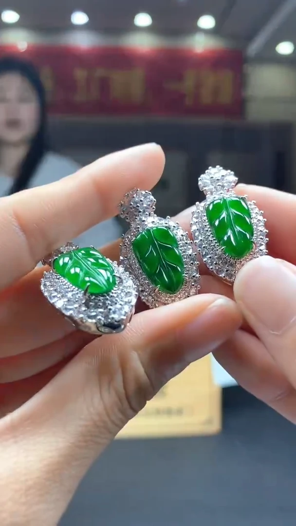 翡翠未镶嵌颈饰多样性发货【只发一件】 *s46