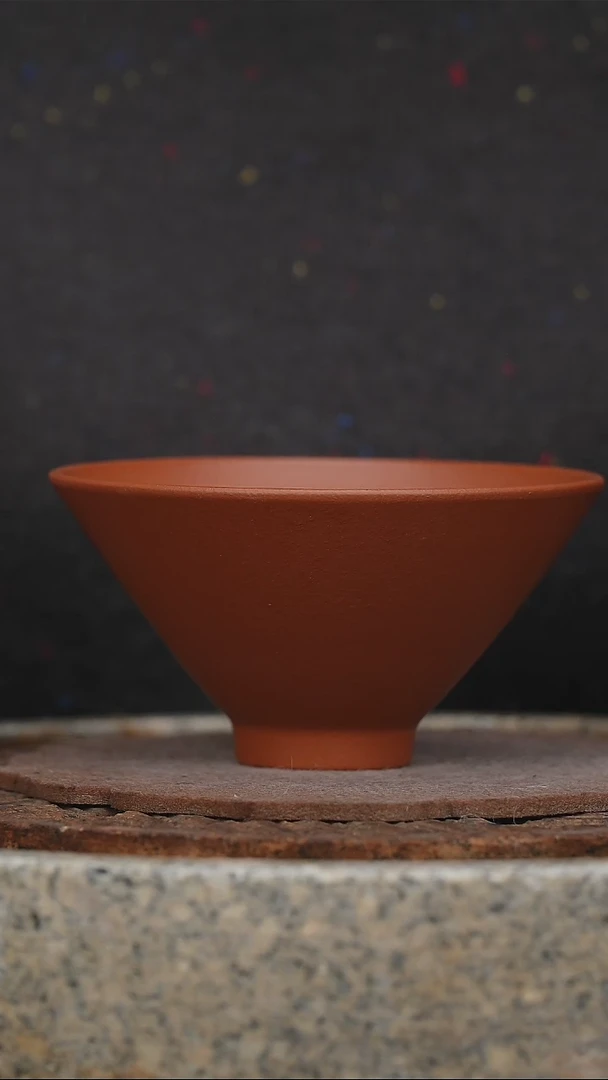 【闪购商品】紫砂茶壶宜兴原矿无添加小红泥斗笠杯