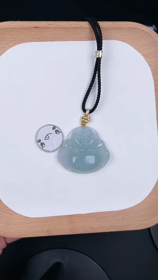翡翠未镶嵌吊坠(不含链)孤品LH025翡翠高冰大佛