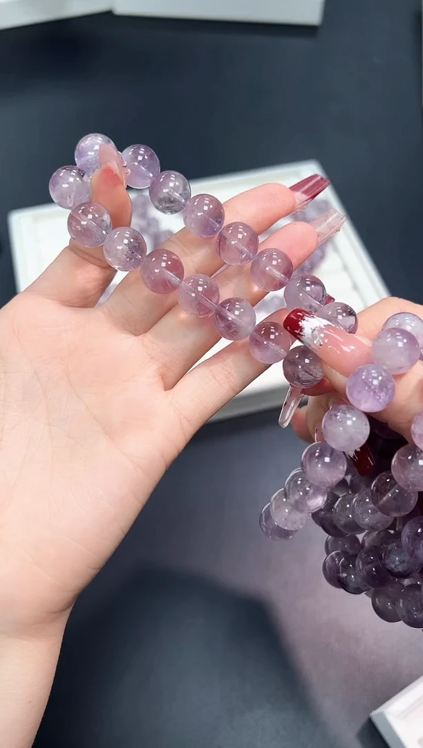 【闪购商品】水晶手串未镶嵌74O多样性发其一/1条12mm默认微瑕