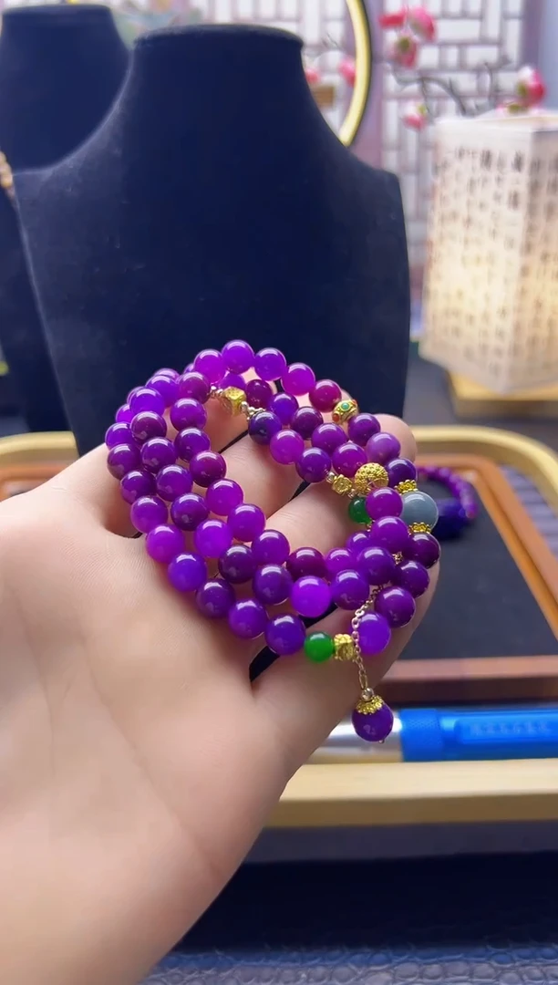 【闪购商品】苏纪石（舒俱来）耳钉14K金镶嵌S512