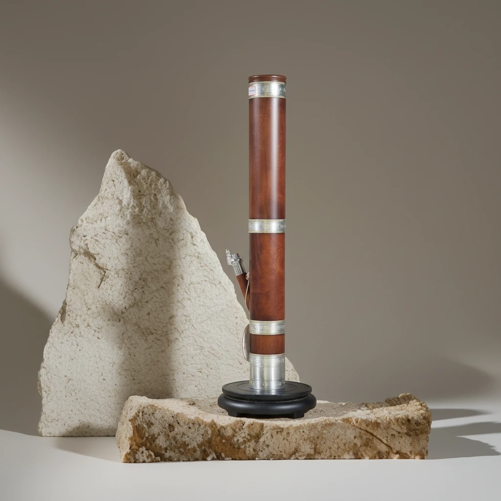 【红香樟根  福利款 大号 】内径7.5/高80/ 穆老爹非遗品牌  水烟筒