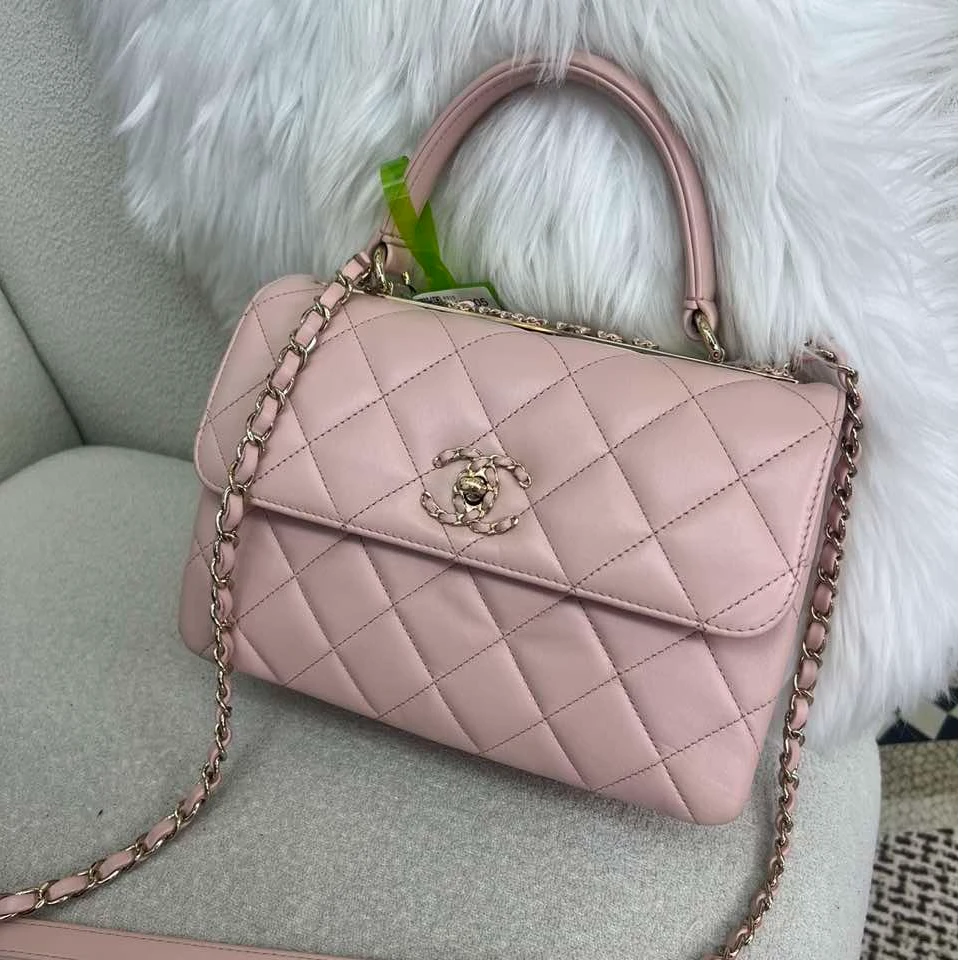 99新 Chanel/香奈儿 【66活动】 Trendy CC 小号 粉色 芯片开包