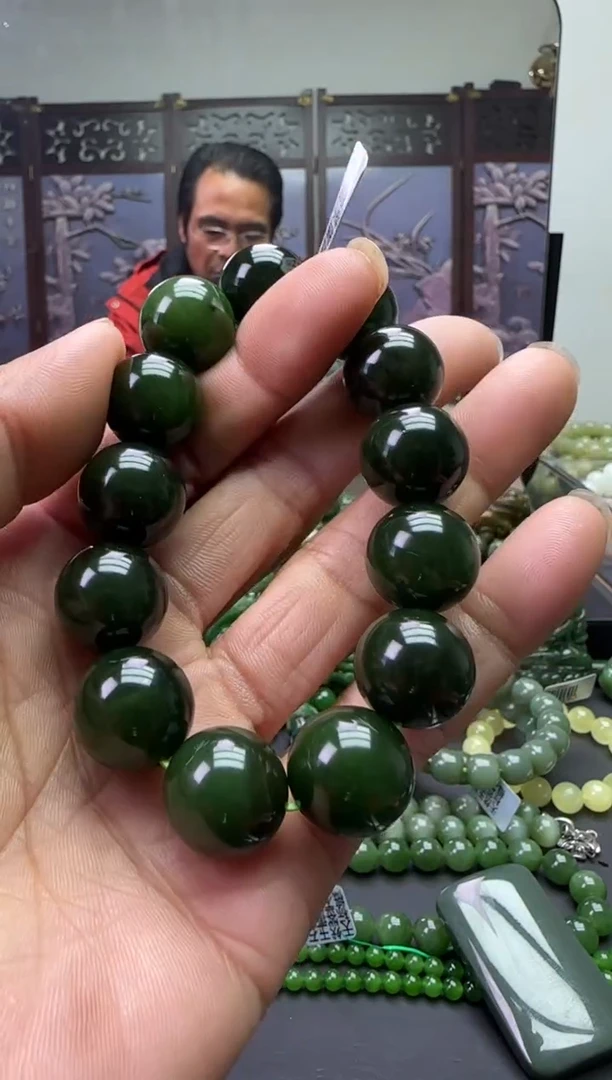 未镶嵌和田玉珠宝奇石手串