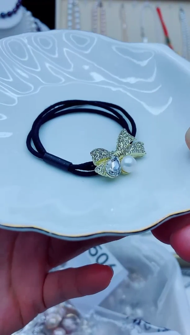 吊坠(不含链)未镶嵌淡水珍珠头绳