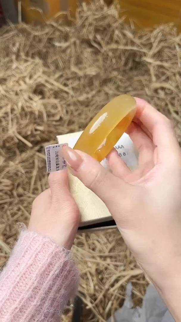 未镶嵌手镯石英质玉1173圈口54