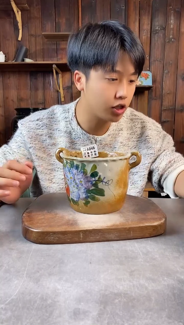 碗048开窑上新 手工手绘