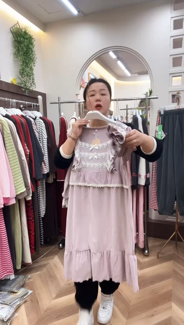 棉宝宝绒睡裙150斤以下