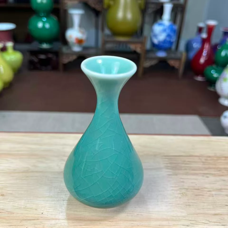 景德镇瑕光绿手工玉壶春