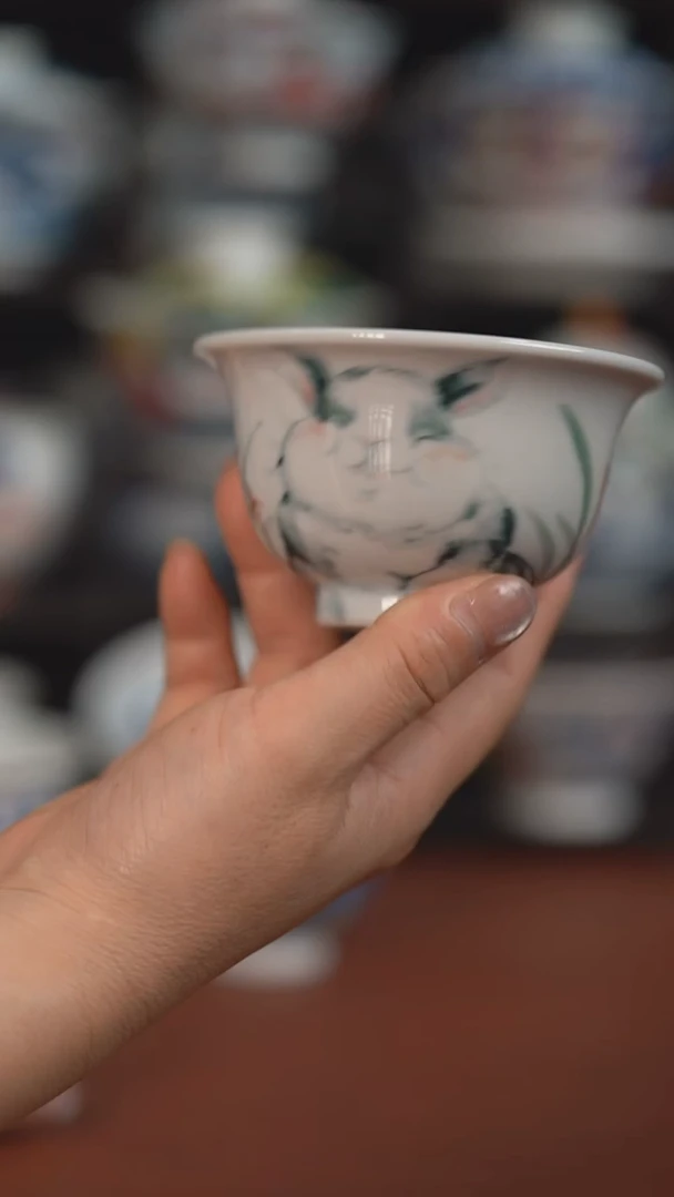 昨明  手绘压手杯（宠粉福利 ）
