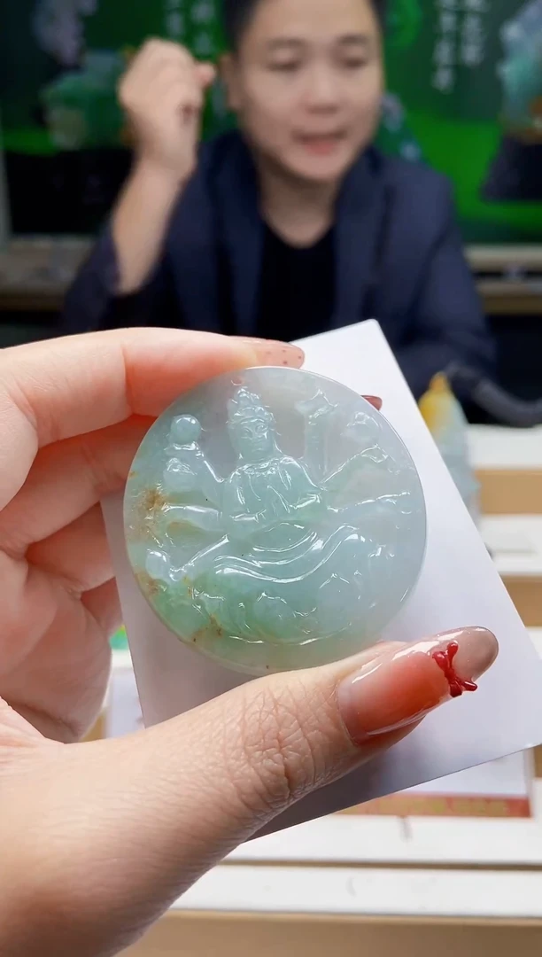 颈饰未镶嵌翡翠翡翠A货