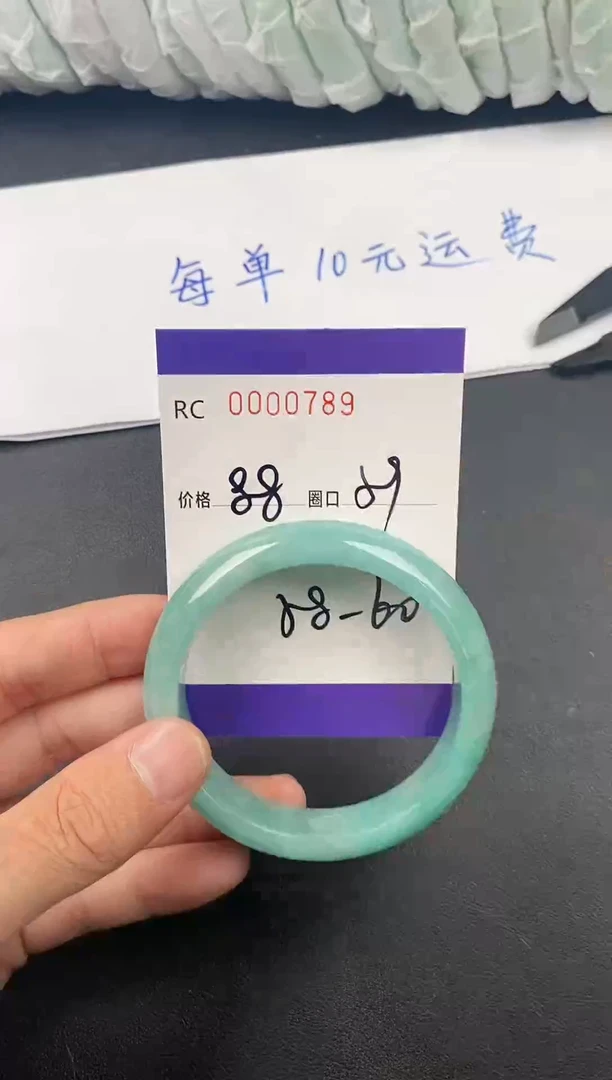 未镶嵌手镯翡翠手镯0789