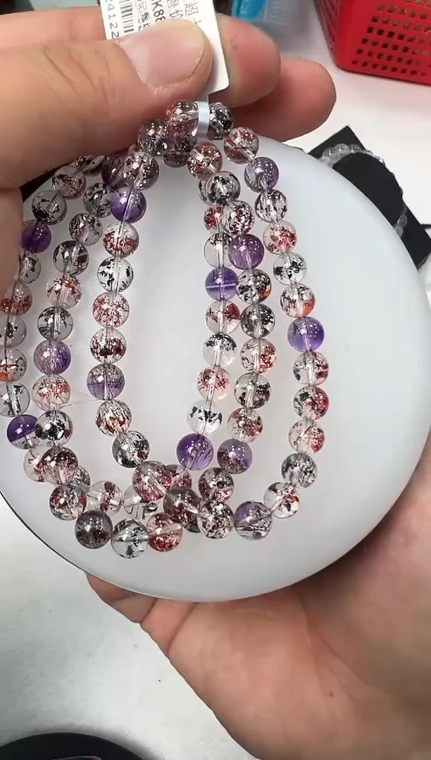 【闪购商品】水晶手链未镶嵌GCK880约6mm多样性发一件