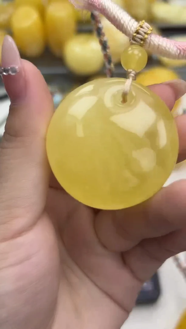 裸石琥珀未镶嵌天然琥珀蜜蜡吊坠