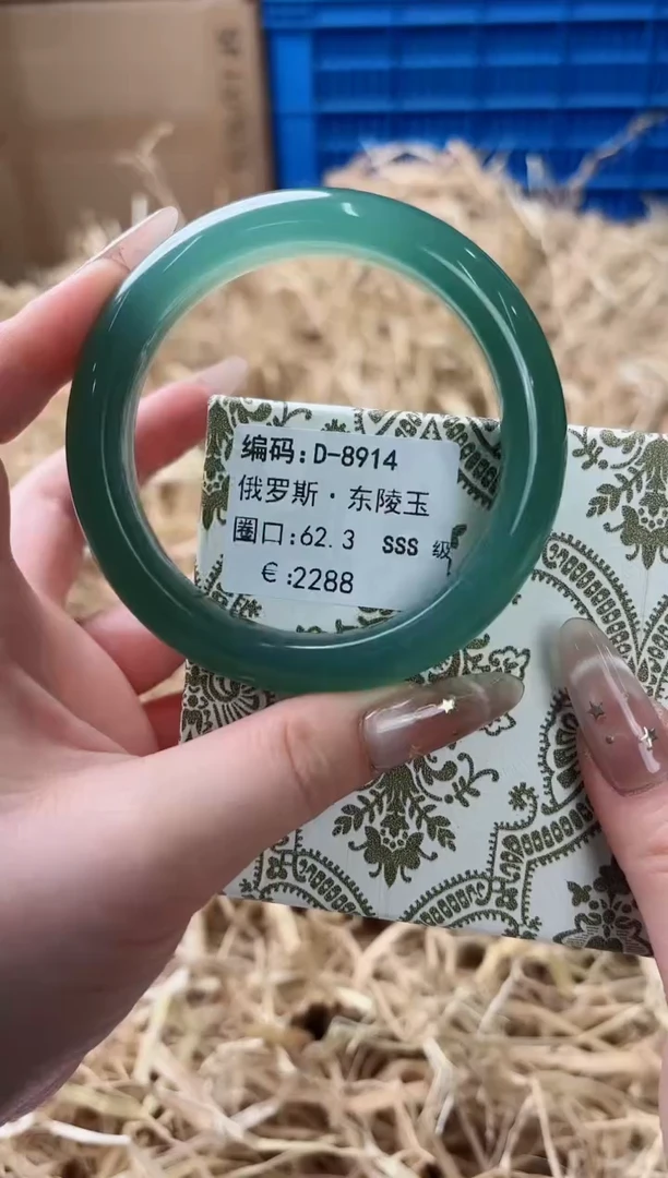未镶嵌手镯石英质玉D-8914