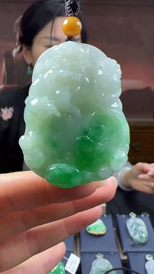 未镶嵌挂件翡翠D**I财神