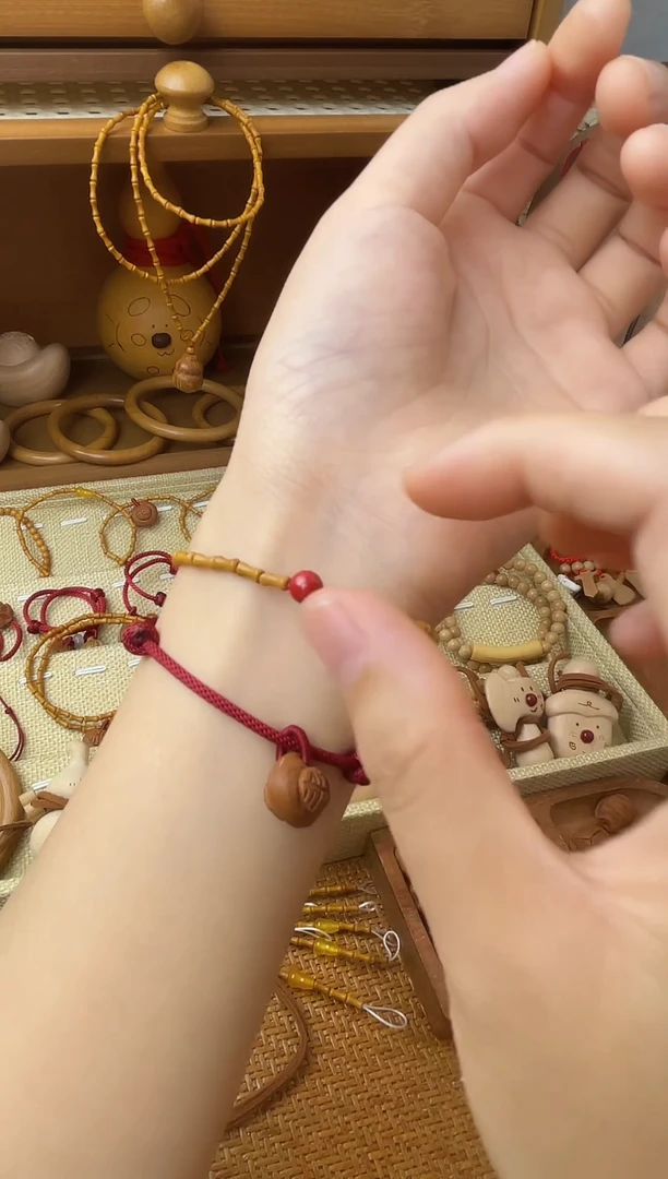 手串/手链核桃竹节手串一物一拍莎莎款