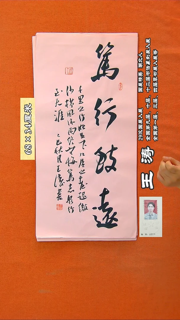 书法212R王涛书法作品