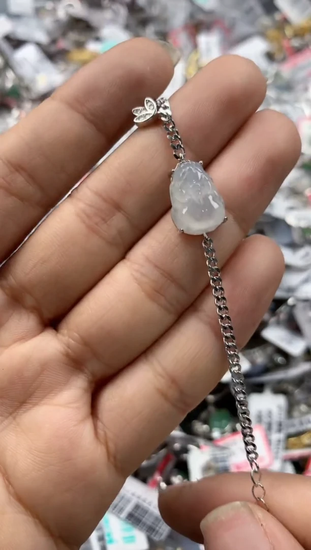 银S925镶嵌戒指翡翠4444----6